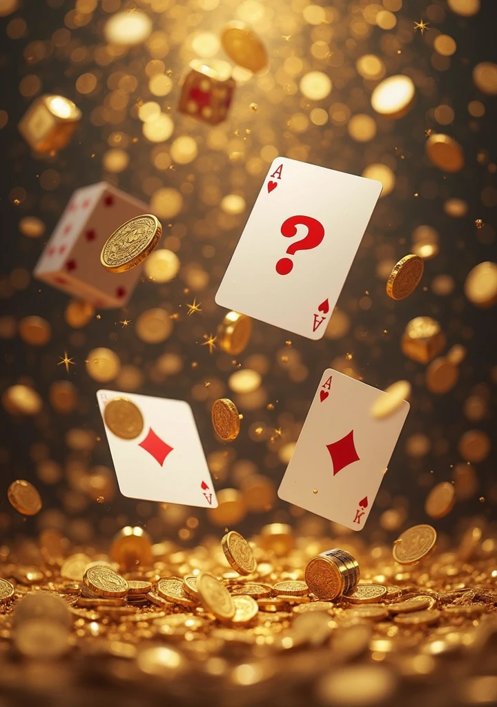 Make a lottery logo, Cards, coin