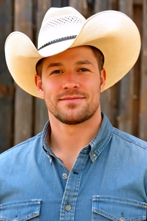 1 eyes , hat cowboy, muscular, cowboy, realistic, ultra quality, hair, Ultra High Definition realistic, ultra quality, hair, Ultra High Definition