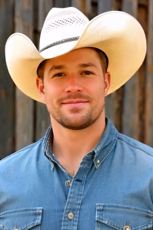 1 eyes , hat cowboy, muscular, cowboy, realistic, ultra quality, hair, Ultra High Definition realistic, ultra quality, hair, Ultra High Definition