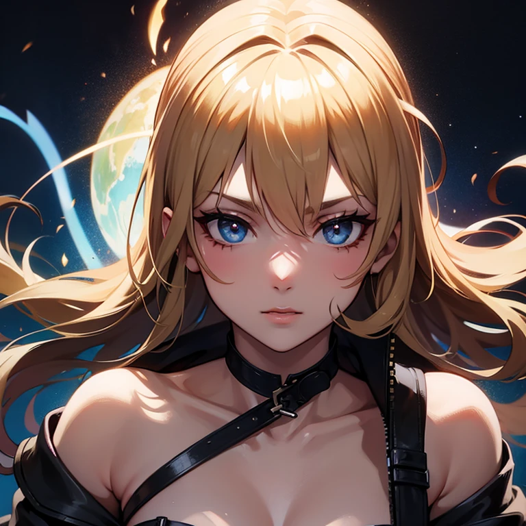 girl、beautiful、Blonde、Long Hair、Black suit、solo、blue eyes、Highest quality、masterpiece、Clear focuinimally revealing clothing、Mature Woman、Perfect Body、Highly detailed eye depiction、Sunlight filtering through the trees、Agent、Gun in hand、rest