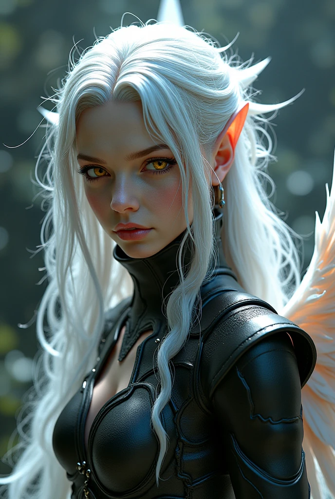 (masterpiece,top quality,best quality,official art,Beauty and Aesthetics:1.2),(girl),The content is very detailed,(Fractal art:1.1),(a color:1.1)(flowering:1.3),highest detail,(tangled:1.2),(dynamic poses),(abstract background:1.3),(Many colors:1.4),,(ear nipple ring),shift dress,(gem:1.5)