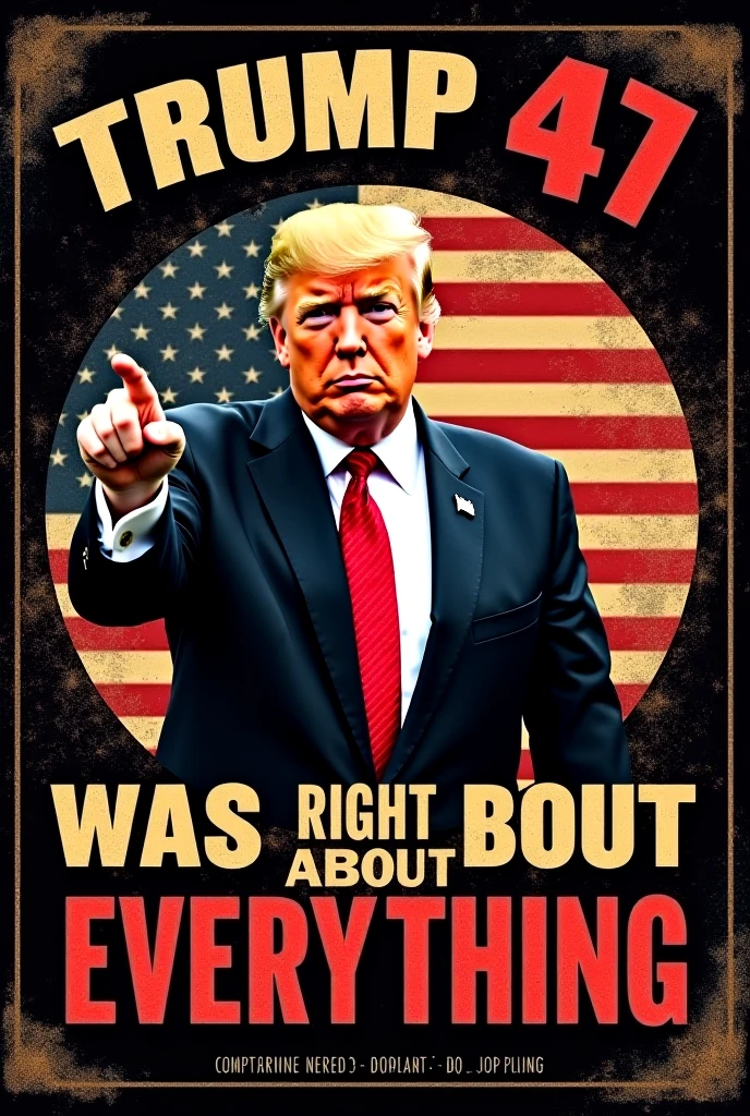 (best quality,4k,8k,highres,masterpiece:1.2),ultra-detailed,(realistic,photorealistic,photo-realistic:1.37),portrait,politics,detailed face composition,USA flags,presidential candidate,confident expression,Trump 2024 campaign,red tie,signature hairstyle,(American traditional,realistic:1.1) oil painting style,patriotic colors,sharp focus,strong lighting,raised fist gesture,microphone,stage backdrop [crowd cheering],Presidential Seal,crowd with Trump supporters,Make America Great Again slogan,Eagle symbol,Trump Tower silhouette,stars and stripes background,expensive suit and tie,confident smile,Republican Party,winning atmosphere,podium,whites,blues,and reds,happy supporters,united America,impressive stage setup,loud applause,engaging speech,thousands of attendees,Trump logo,positive energy,vibrant colors,striking contrast,leadership quality,energetic movement,emotional connection with crowd,large campaign rally,confident body language,inspiring presence,passionate speech,flag-waving,high-energy event,celebratory atmosphere.