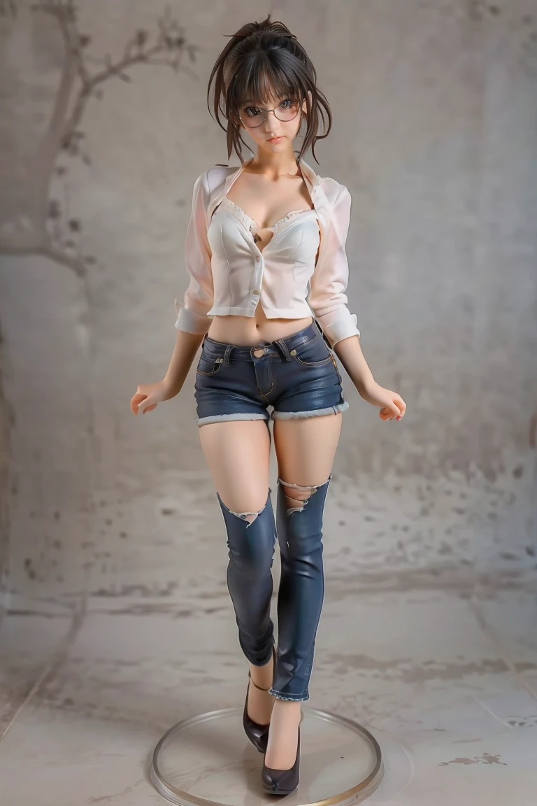 Kasumi, brown eyes, Red Hair, (best quality, ultra detail), (realistic:1.37), beautiful and detailed face, ultra-realistic texture, Delicate face, delicate body, red lipstick, bright colors. high definition, 8K. a soft, beautiful smile