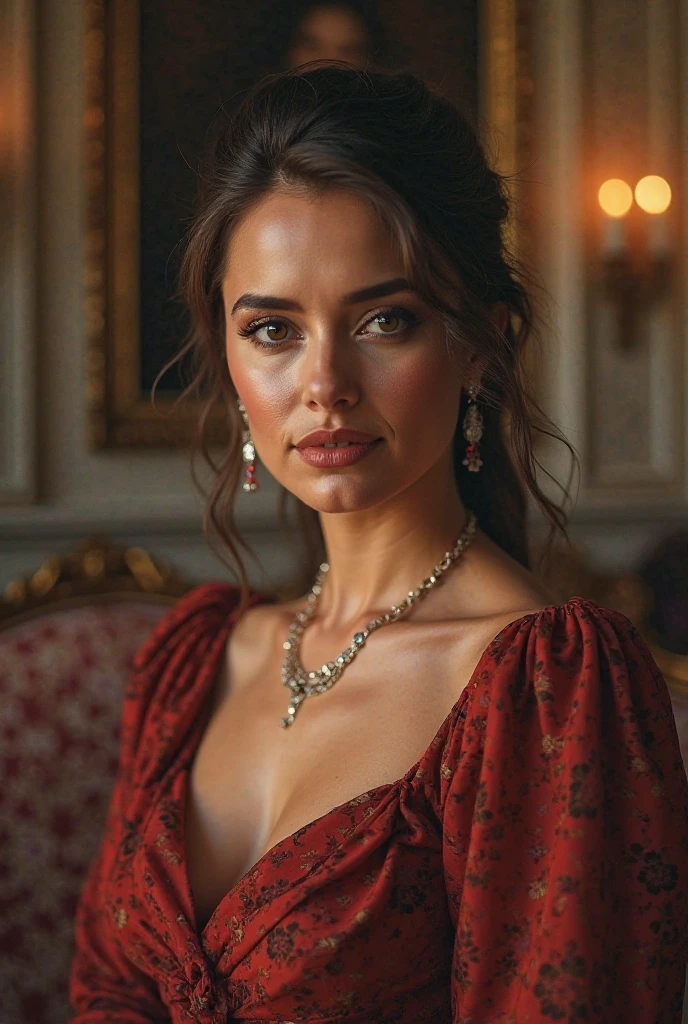 generate an image of a greek woman who is unbelievably beautiful and fair and appropriately curvy renaissance cinematic
