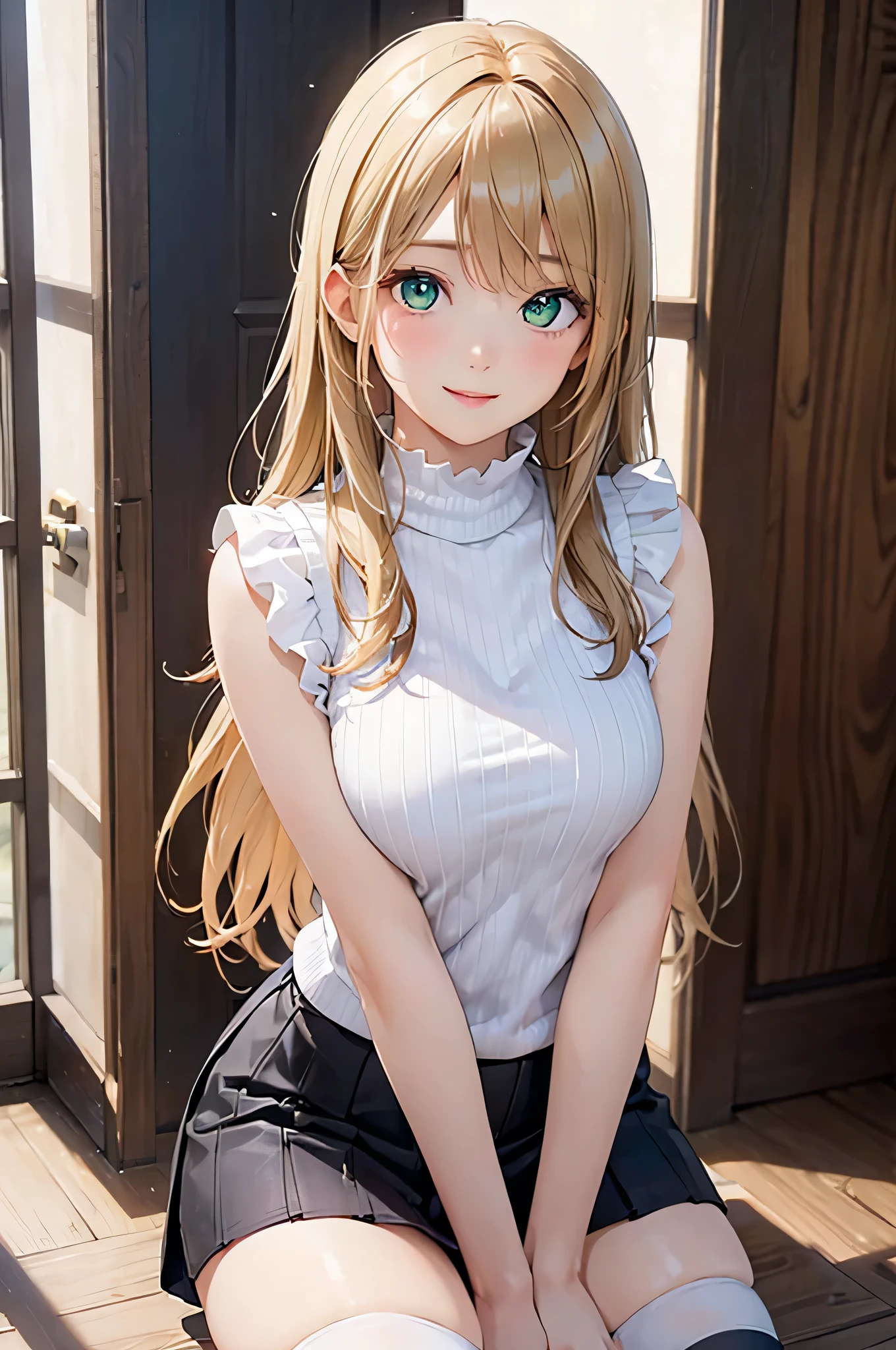 20 year old female、shiny hair quality、Beautiful Blonde Hair、super long hair、Futanari、lily、lesbian、Perfect skeleton