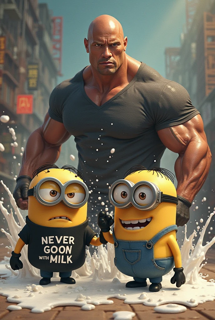 Very muscular minions