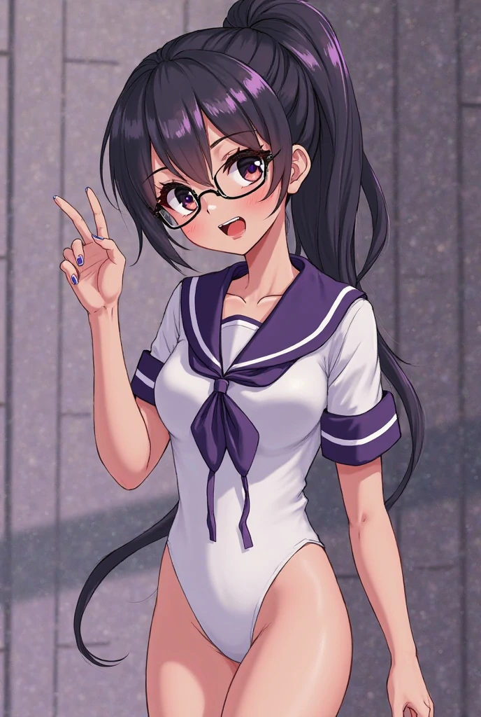 Twilight Sparkle, (masterpiece, Best quality:1.2),cowboy shot,One, 1 girl,MLPTWAITE,smile,I look at the viewer,ponytail,glasses, ((nude body)), Female genital organs, medium breast, big eyes, Vagina, bare chest, Vagina, naked body, naked, shower room, soaked skin, soaked body, spreads her legs, bare feet, anime style, school, wet skin, (pale:1.4) pale skin, soaked skin, soaked hair