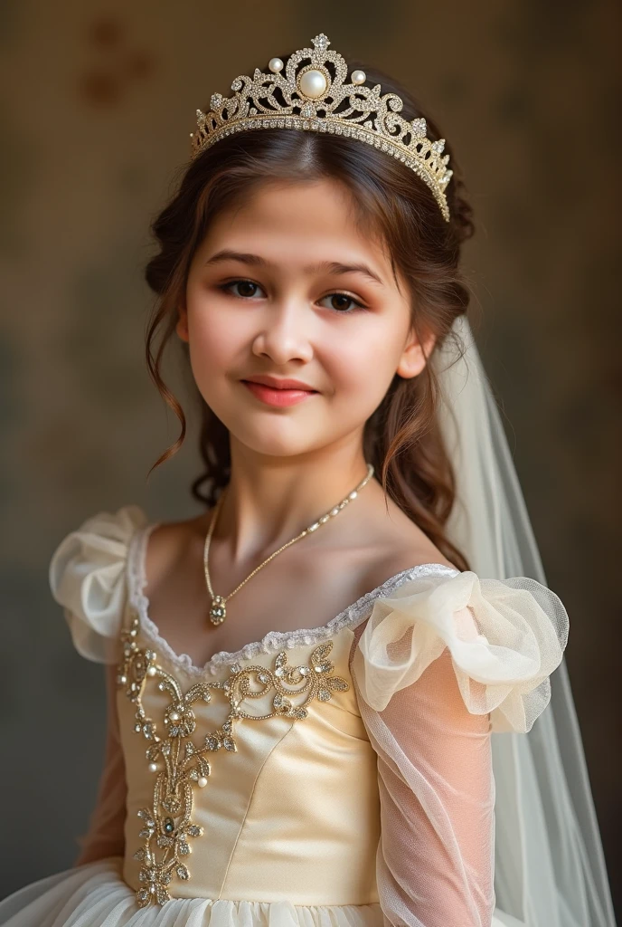 best quality, realistic, masterpiece, beautiful and aesthetic, 16K, (HDR:1.4), cinematic lighting, ambient lighting, side lighting, exquisite details and textures, solo, (cute girl, loli:1.3, preteen:1.2, more, cos), wedding dress, in church, intricate, majestic, highly detailed, real skin, perfect light