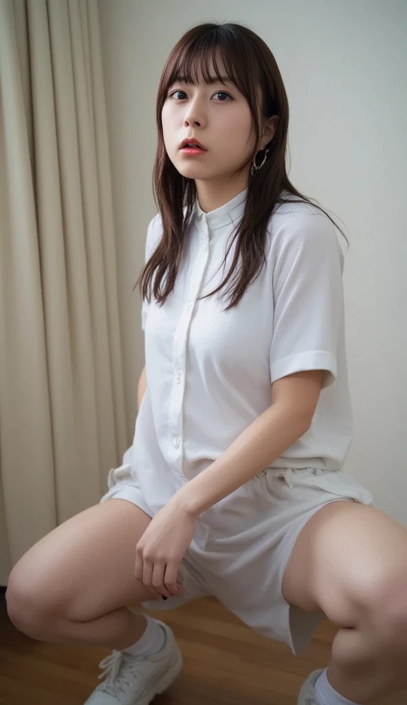 Nurse having sex、Highest quality、Highest quality、Super detailed、Particles of light:0.5、、Hospital bed、Lying on your back、Beautiful Eyes、Natural Texture、、French Braid、Dripping cloudy saliva、Body wet with semen、Wet vagina、Exposed female genitalia、、Vagina in full view、、Male genitalia enter female genitalia、Small and beautiful female genitalia、Black camisole、