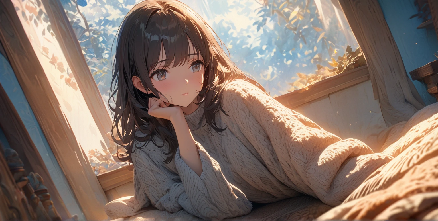 I can see the whole body,satono diamond,umamusume、facing this way、((I can see white panties))、((small bust))、nipple,A sheer white camisole、pleated mini skirt、black knee high socks、loafers,(highest quality、4k、8k、high resolution、masterpiece:1.2)、Super detailed、(photorealistic:1.37)、Portrait、sharp focus、feminine、delicate、white skin、subtle curves、gentle expression、soft lighting、Bright colors、artistic atmosphere,