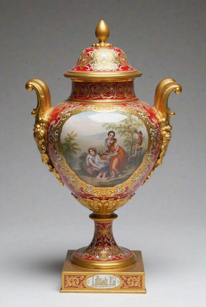 centurion roman silver and red