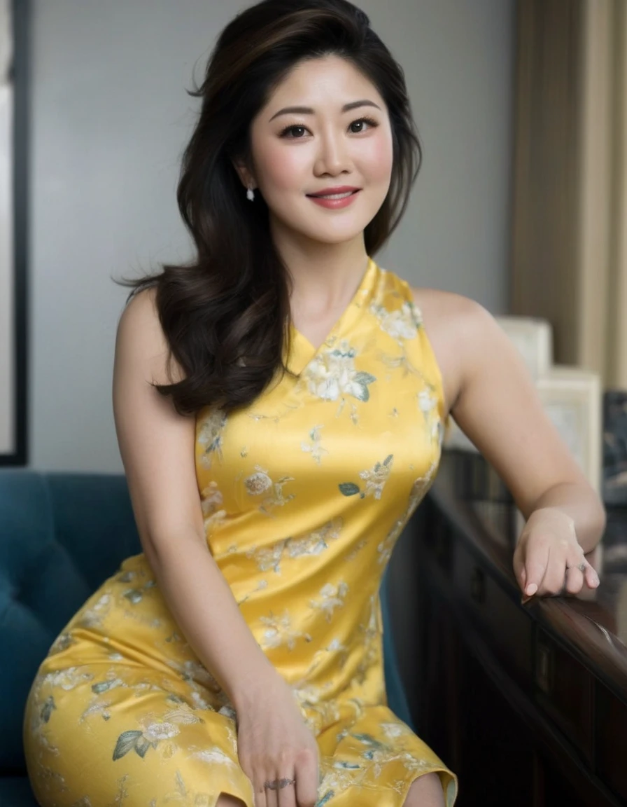 1girl,(wearing a sleeveless glittery dress:1.3),(RAW photo, best quality), (realistic, photo-realistic:1.4), masterpiece, an extremely delicate and beautiful, extremely detailed, 2k wallpaper, Amazing, finely detail, extremely detailed CG unity 8k wallpaper, ultra-detailed, highres, soft light, beautiful detailed girl, extremely detailed eyes and face, beautiful detailed nose, beautiful detailed eyes,cinematic lighting,city lights at night,perfect anatomy,smiling <lora:tabemikako_lora:0.8>,short hair