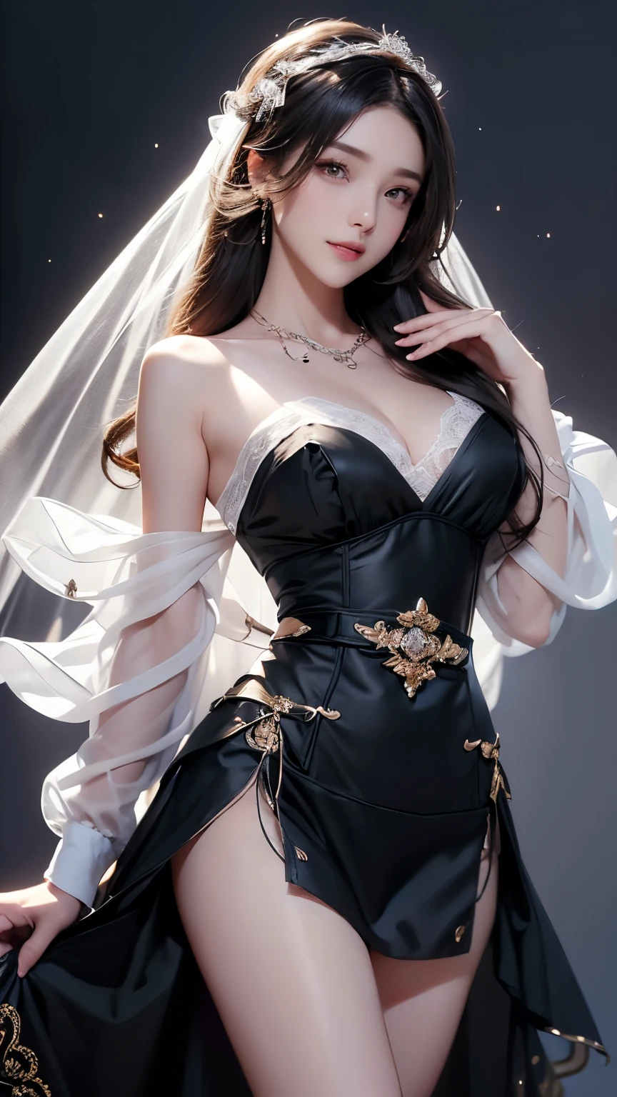 Royal sister,exquisite eyes,Detailed facial expressions,mature body,tall figure,number,Leg length,4K,HD,Sensual,White translucent lace,Fair and plump figure,pretty face,Little cherry mouth,beautiful and delicious(3D royal sister),Gorgeous dress encrusted with gemstones crystal gold diamonds,