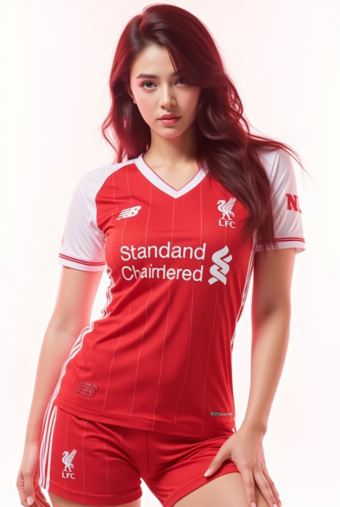 WITH ANIME STYLE: Asuka Langley with the Bayern Munich shirt