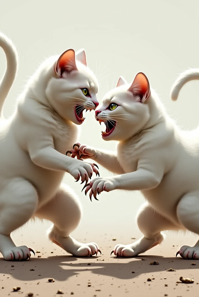 Cat boy ne dusre cat boy ka sar fad Ofya or sar k 2 tukde kar Ofye and par fadke uski atte bhar nikal.Of