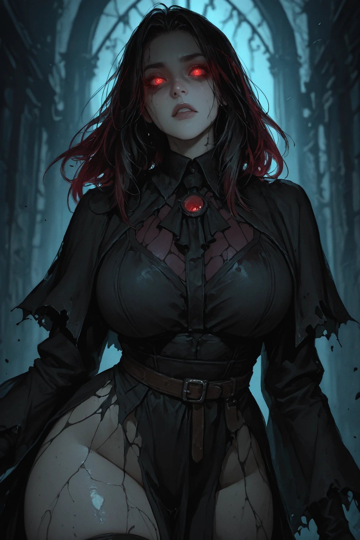 (masterpiece, 8k, 4k, extremely detailed, dynamic shading, dark contrast, best quality, absurdres:1.4) <lora:colorize:0.4> <lora:more_details:1>1girl, nice hands, perfect hands, mature, milf, sexy, (huge tits:1.1) 1girl, <lora:melina:0.6> melina \(elden ring\) 1girl, ashes, blush, burning, heavy hooded cloak, closed mouth, erdtree \(elden ring\), eyelashes, facial mark, lips, looking away, looking down, medium hair, motion blur, o-ring, one eye closed, orange eyes, pink hair,