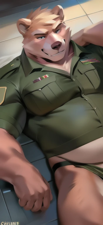((androgynous)), beautiful, (very short hair), (pudgy face), (thick),(cute), ((boyish)), (chubby), belly, muscular, (beefy), (jockstrap), (cool), (nipples), (sexy)