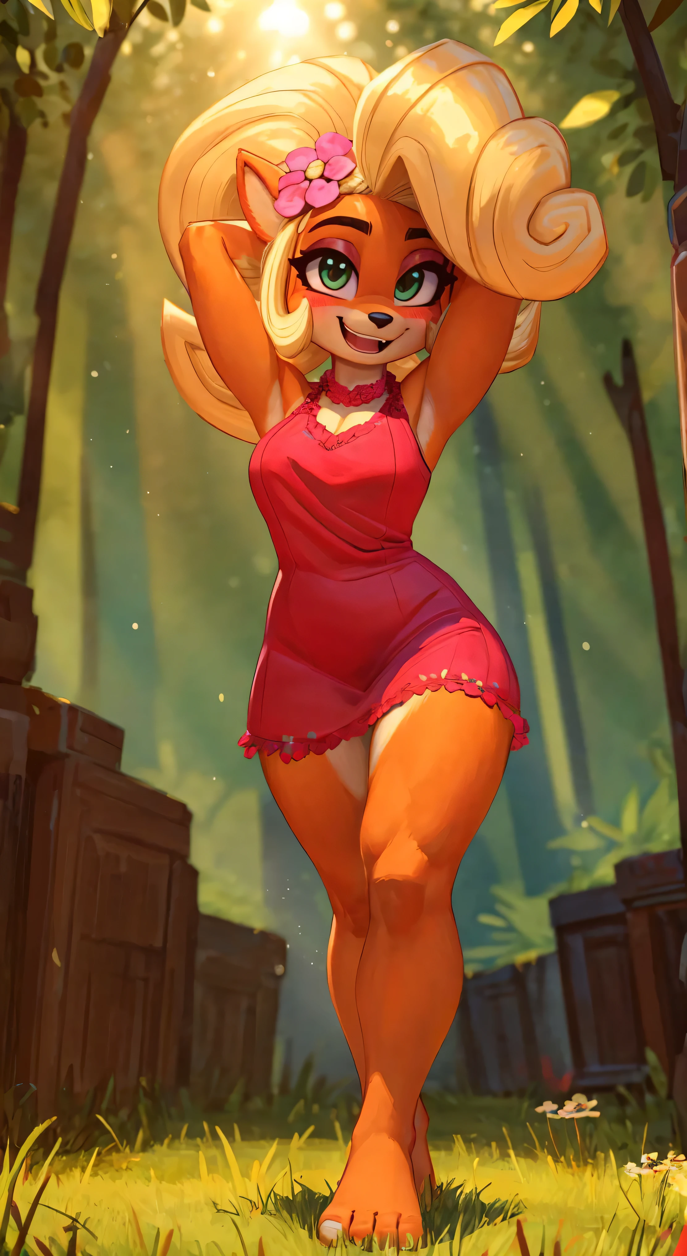 subido el e621, por Pixelsketcher, por Bayard Wu, por Thomas Benjamin Kennington , por Einshelm, (realista:1.2), Jade el lince, Linx, hembra, Anthro peludo, Orejas de gato, nariz rosada, (Detailed clear aquatic eyes:1.3),  colmillos, beige brown hair, (Flecos largos:1.5), Cola de caballo, Cuerpo bronceado claro, Cara intrincadamente detallada, tuft of skin from the neck, (tomboy), (Correa de cuchillo para muslos:1.4), (Chibi:0.8), vida real, ((retrato)), De pie seductoramente, dynamic  pose, (Cola corta de lince:1.4), (detailed lighting by Bonifasko), (pelaje esponjoso), (Piel detallada), (Piel detallada), dedo del pie de camello, (sonrisa afectada:1.1), cinematic lighting, ((Antecedentes detallados del bosque, cascada, Colinas, tree)), oasis, Hermoso lago, Vista gran angular, (sombra de medio cuerpo:1.3), [Contre-Jour], [[rayo crepuscular]], bare belly, belly discovered, navel, semi covered ass, [luz ambiental detallada], [gray natural lighting], [luz ambiental en el vientre], (Mayor detalle salvaje de la vida silvestre), Al aire libre, vista al mar y playa, [proporciones realistas], [foco nítido], (sombreado), ((obra maestra)), (((((wearing a sexy cropped white wedding dress with laced floral print, very sexy cropped white wedding dress, sexy white cropped wedding dress, white wedding dress))))), Rear view, Looking back at the viewer