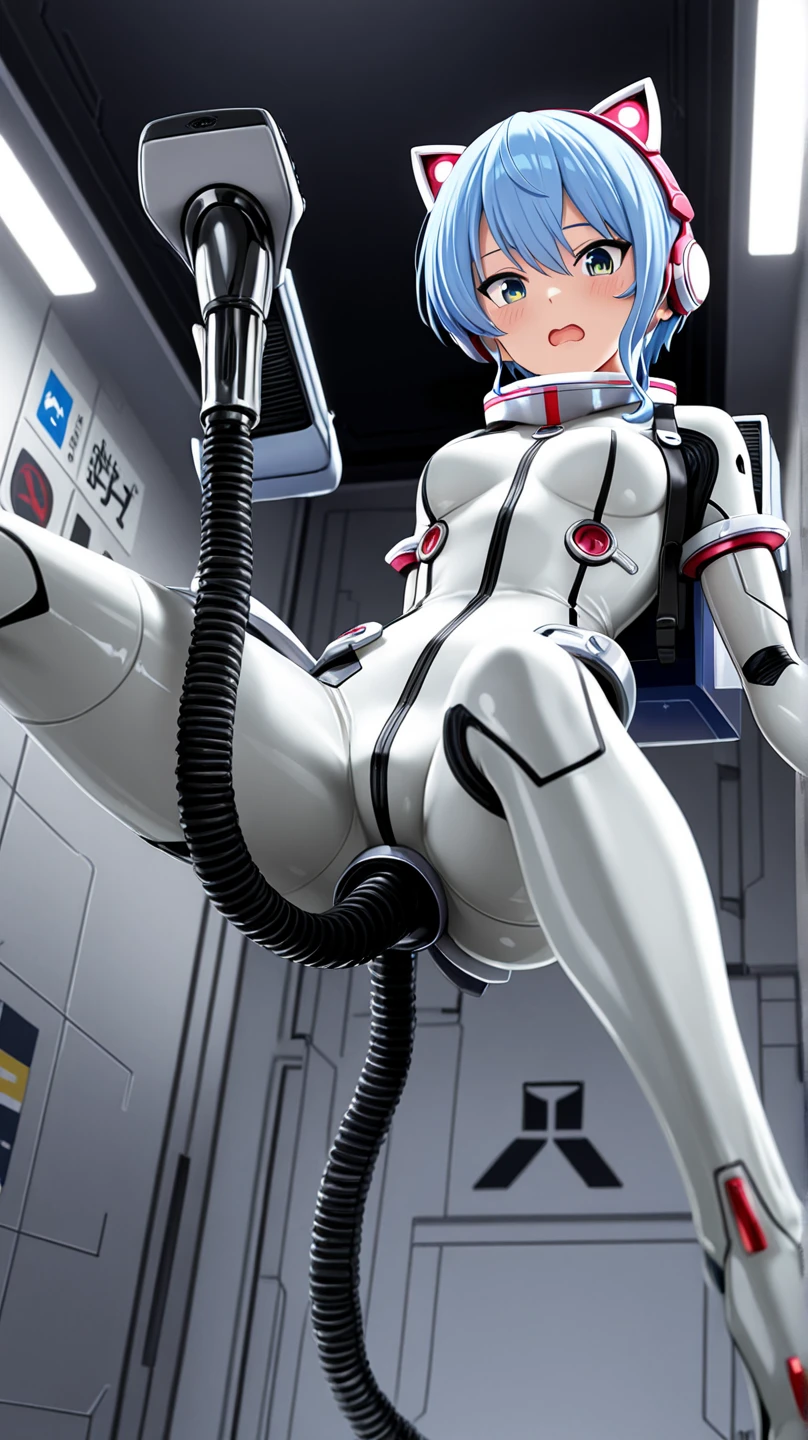 (((Ayanami Rei))), Blue short hair, (White plug suit:1.7), (Plugsuit-style leotard:1.2), Rei Ayanami, The costume is tight against the skin, middle School girls, (blush), ((Slender figure　Beautiful Skin)), Highest quality, High resolution, masterpiece, (Beautiful vagina and clitoris), (With a 30-year-old mafia man, penis:1.4), Complete limbs, (Mating press:1.2), 1 Beautiful Girl, ((((penisが膣に入る)))), (Beautiful crotch), Spread your legs, ((Binding, Restrained by rope:1.4)), A beautiful girl has sex with a man fully clothed, (((Too cute little face:1.1))), The fabric of the costume is extremely thin