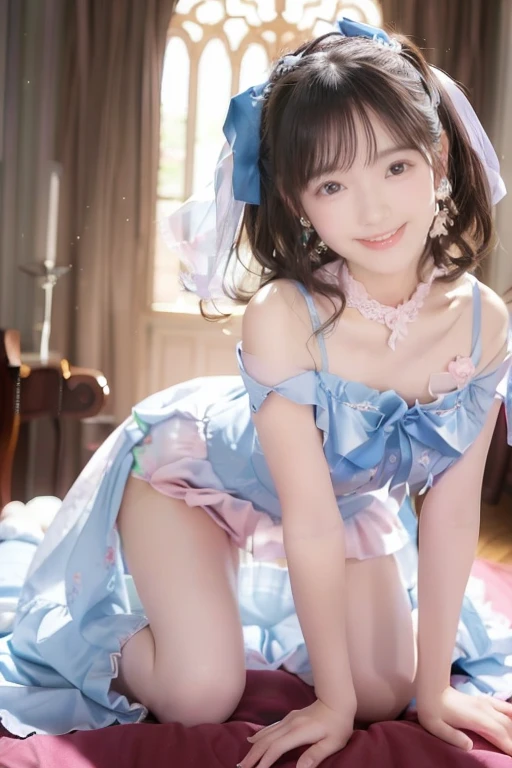 Soft tone photos, (((whole body)))、One Girl,japanese model girl,Horizontally aligned bangs,(Black tanned skin:1.1),pretty girl,Flat Chest, break (Cute and pop professional photos:1.3), (The nostalgic ta-style T-back is cute..:1.3), (in pretty girly colorful room, stuffed toy, balloon:1.3), break fun feeling,Cute feeling, (Dynamic pose:1.3),Dynamic Angle, (Talk to the next person:1.3), (Happy expression, Shining Eyes, smile:1.1), break (Absurd:1.3),8k,(Detailed Photos:1.5),(Detailed face and skin:1.3),(Ultra-high resolution:1.5),(Realistic:1.5),Symmetric, Clear Eyes,Well-groomed face,(Ray Tracing:1.3)
(Dynamic pose:1.3),Dynamic Angle,
(Talk to the next person:1.3),
(Happy expression, Shining Eyes, smile:1.1),
break,smile
(Absurd:1.3),8k,(Detailed Photos:1.5),(Detailed face and skin:1.3),(Ultra-high resolution:1.5),(Realistic:1.5),Symmetric, Clear Eyes,Well-groomed face,(Ray Tracing:1.3)