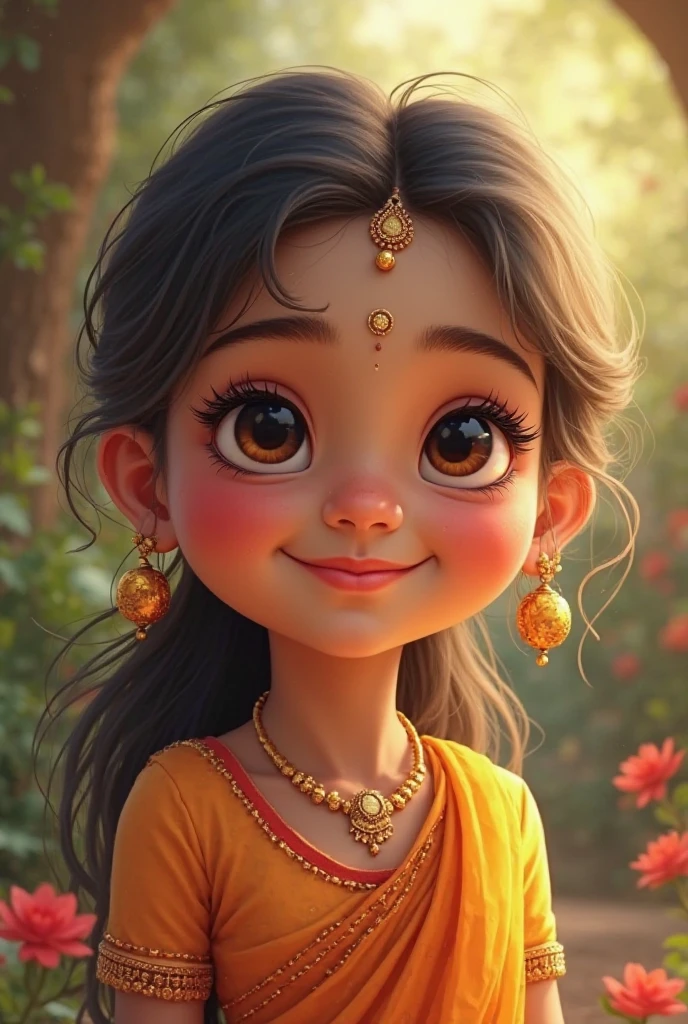 6 year small Indian girl