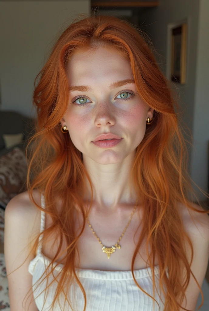 naked redhead woman