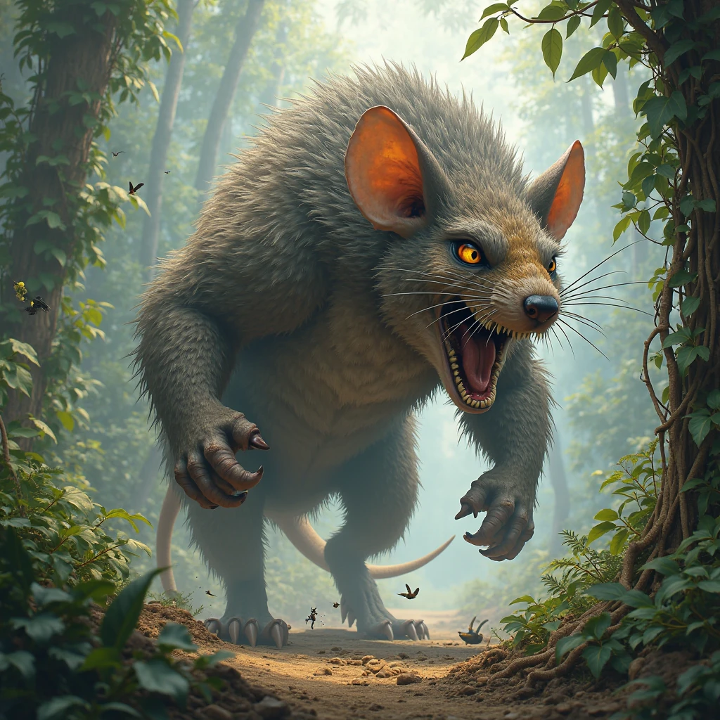 (by taran fiddler:1.4), masterpiece, best details, real life, depth of field, detailed background, (bright lighting:1.4), nude, solo female, (anthro), (anthro rat:1.4), sexy girl woman, femme, genitals, hairy pussy, exposed vagina, with bushy pubic hair and armpit hair, snarling, growling, attitude, (breasts:1.2), clear details, powerful, pleasure, self-pleasure, detailed nipples, perfect hands, sticky pussy, (stinky, smelly:1.2), covered in fur, genital close up, fangs, tongue, magic, tail, psychedelic, trippy, geometric patterns, tripping, acid trip, hallucination, rainbow fur, patterns on fur, whiskers