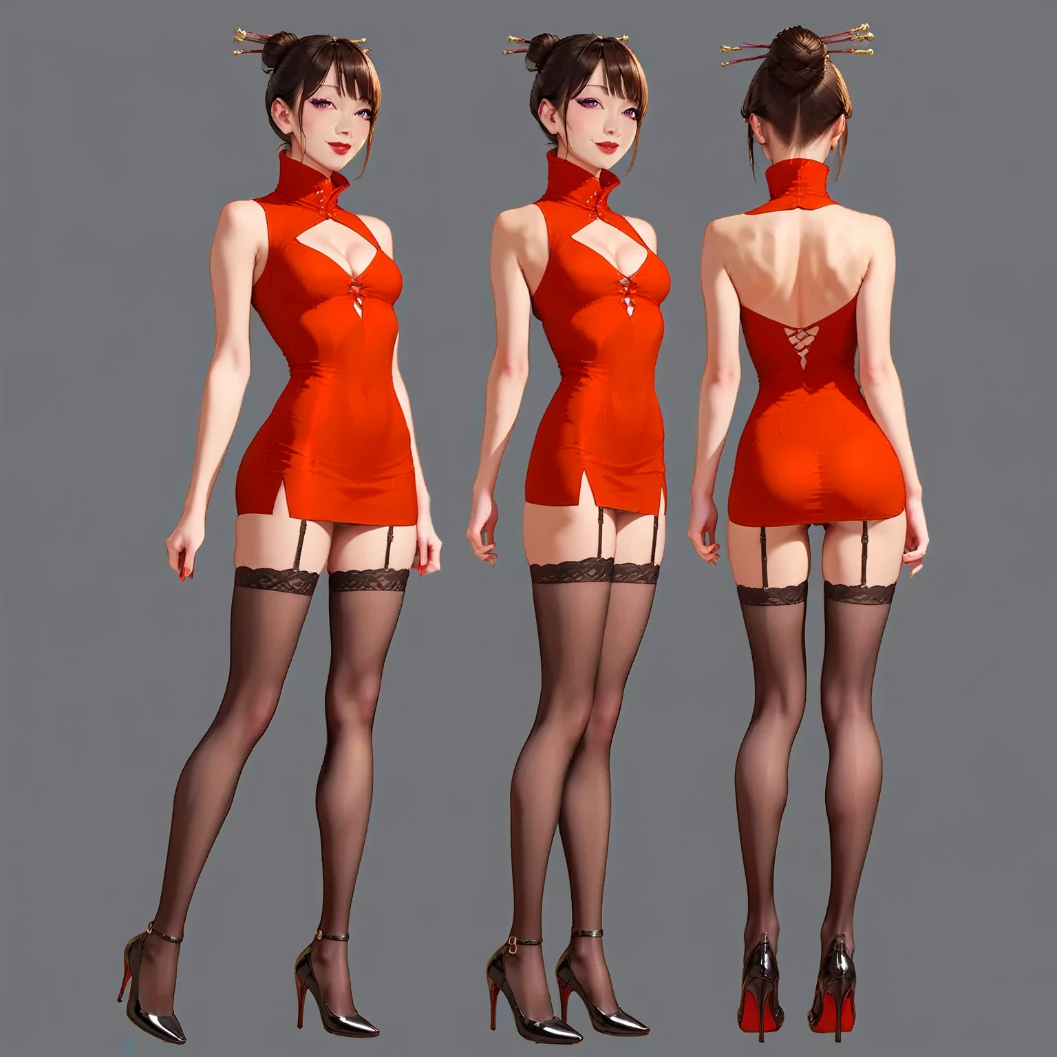 red color, red shoes, red heel,