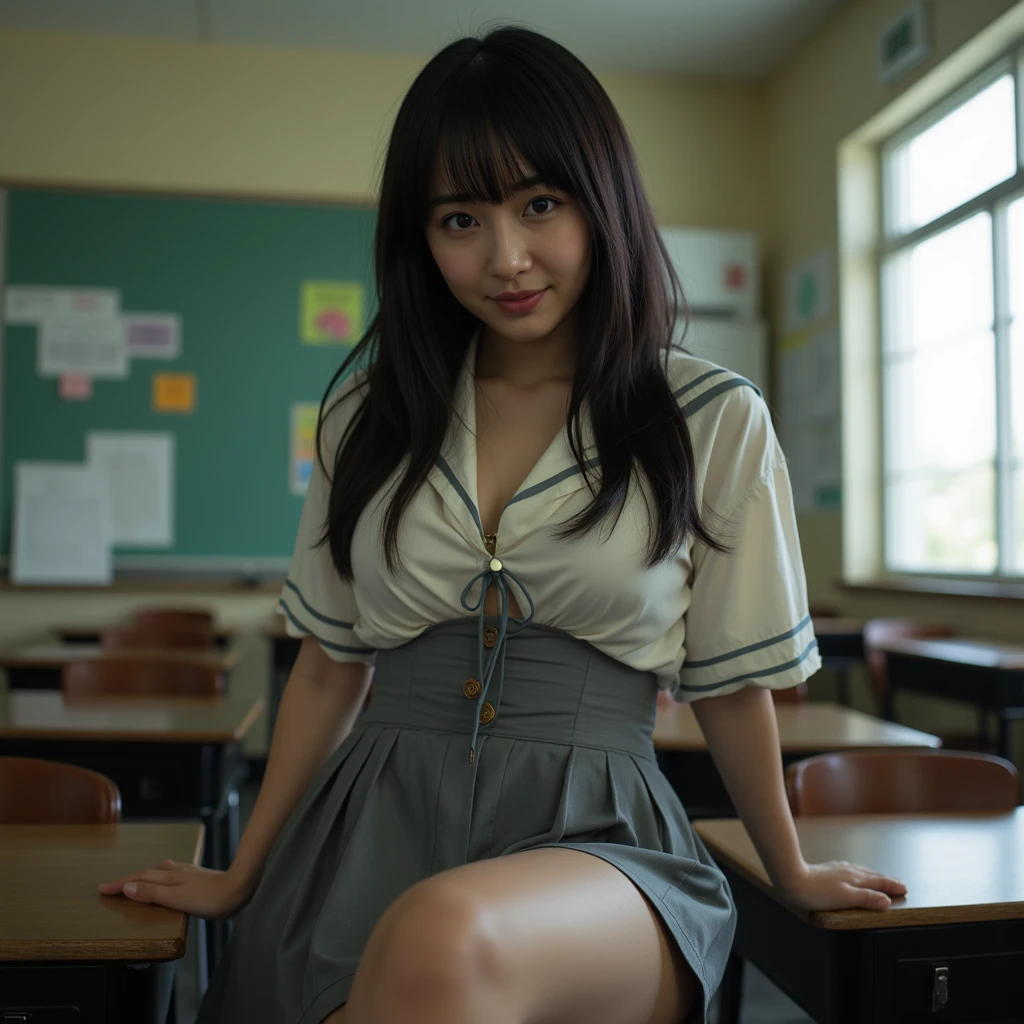 Best quality whole body nude Class Chairperson woman opening legs Classroom cute face