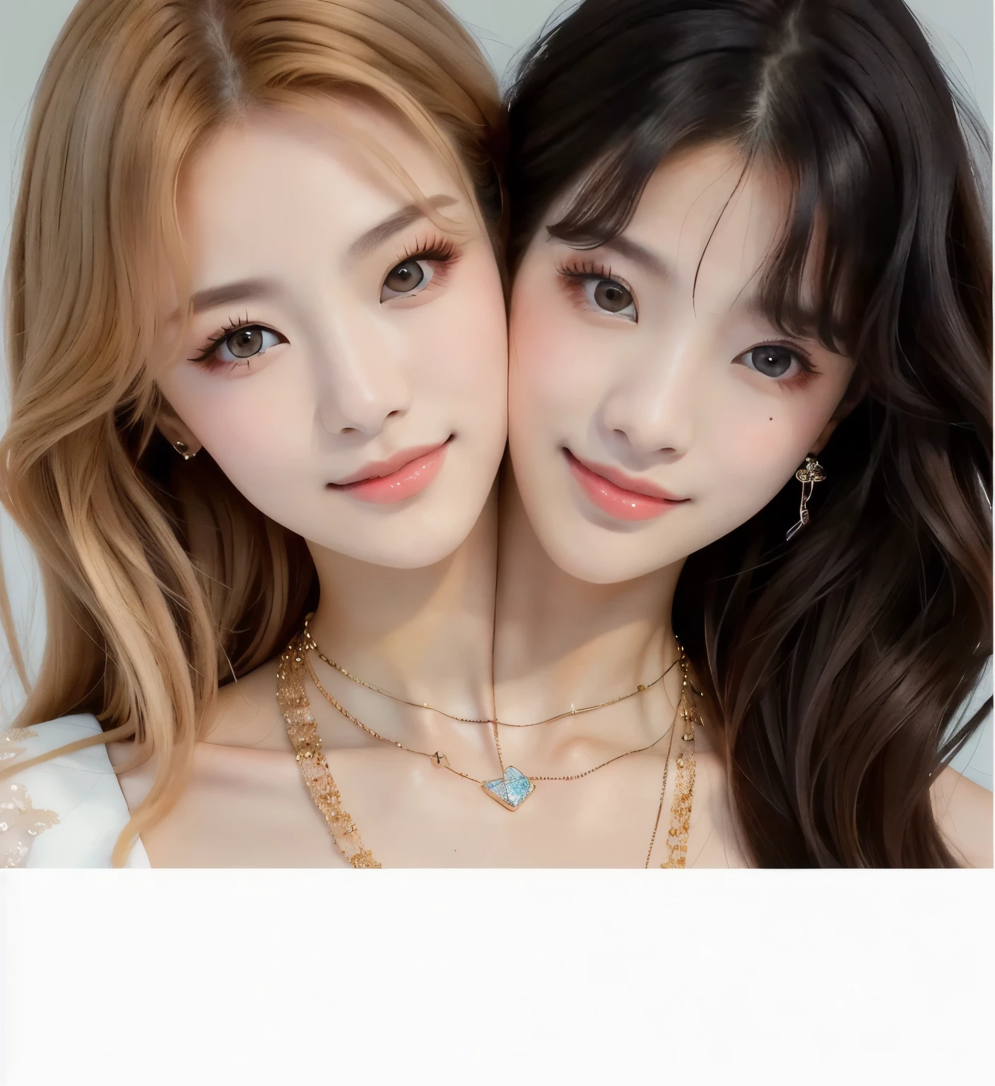 ((Top Quality, 8k, Masterpiece: 1.3)), solo, 1 girl, sexy, Beautiful girl with accentuated slender abs: 1.4, (Random hairstyle, flat breasts: 1.2), Ultra detailed face, detailed eyes, double eyelids, Selfie, (body builder:0.8),(beautiful small hard nipple:1.5,(white microbikini without bra-pad),(spread legs:1.2),on the gold bed,(shiny skin:1.2),(muscle arm:1.3),(muscle leg:1.3),(lie down:0.8),(blonde hair:1.2),(gorgeous jewels:1.6),necklace,(earrings:1.3),(twin braids hair:1.3), (kissing with her girlfriend :1.3),(hugging with her girlfriend:1.3),(eye closed:1.5)