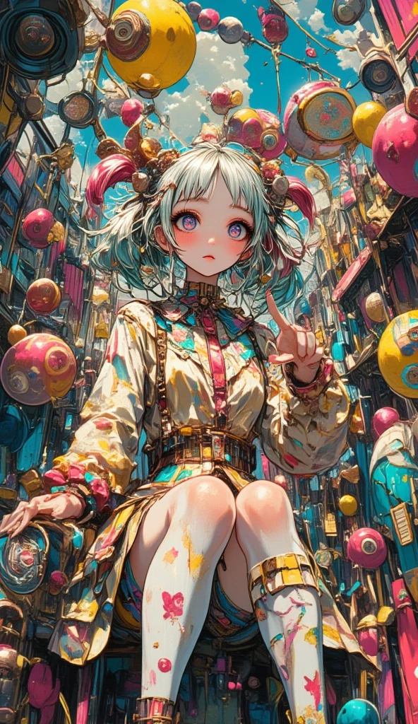 best quality, 1girl, mature female, santa plush hug, short hair, messy hair, bicolor eyes, moscow metro, sitting above vehicle, crossed legs, fur boots, (tunnel:1.3), european architecture, scarf, solo, evil smile, intricate coat, fur coat, colorful theme, extremely detailed, masterpieces <lora:detail_slider_v4:3> <lora:soapbubblefilm_lora_CwR_gm5:0.9>