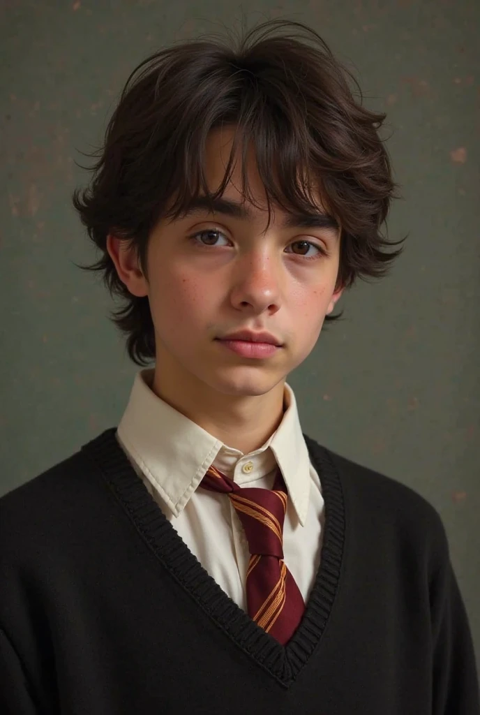 analog film photo, modern day photo of a young student, 14 years-old, male, brown-black hair, long curly hair, brown eyes, caucasian, round face, oval-shaped jawline, bulbous nose, full lips, thick eyebrows, soft features, stocky broad frame, chubby, handsome, resembles a younger John C Reilly, (relaxed school uniform:1.1), silhouette, backlit, split lighting, half face in shadow, RAW Photograph, dslr, hard lighting, hard shadows, high quality, film grain, Fujifilm XT3, detailed skin with visible pores, insane details, masterpiece, 8k, 35mm photograph, dslr, kodachrome, faded film, desaturated, 35mm photo, grainy, vintage, Kodachrome, Lomography, stained, highly detailed, found footage, yearbook portrait, contemporary, 2024