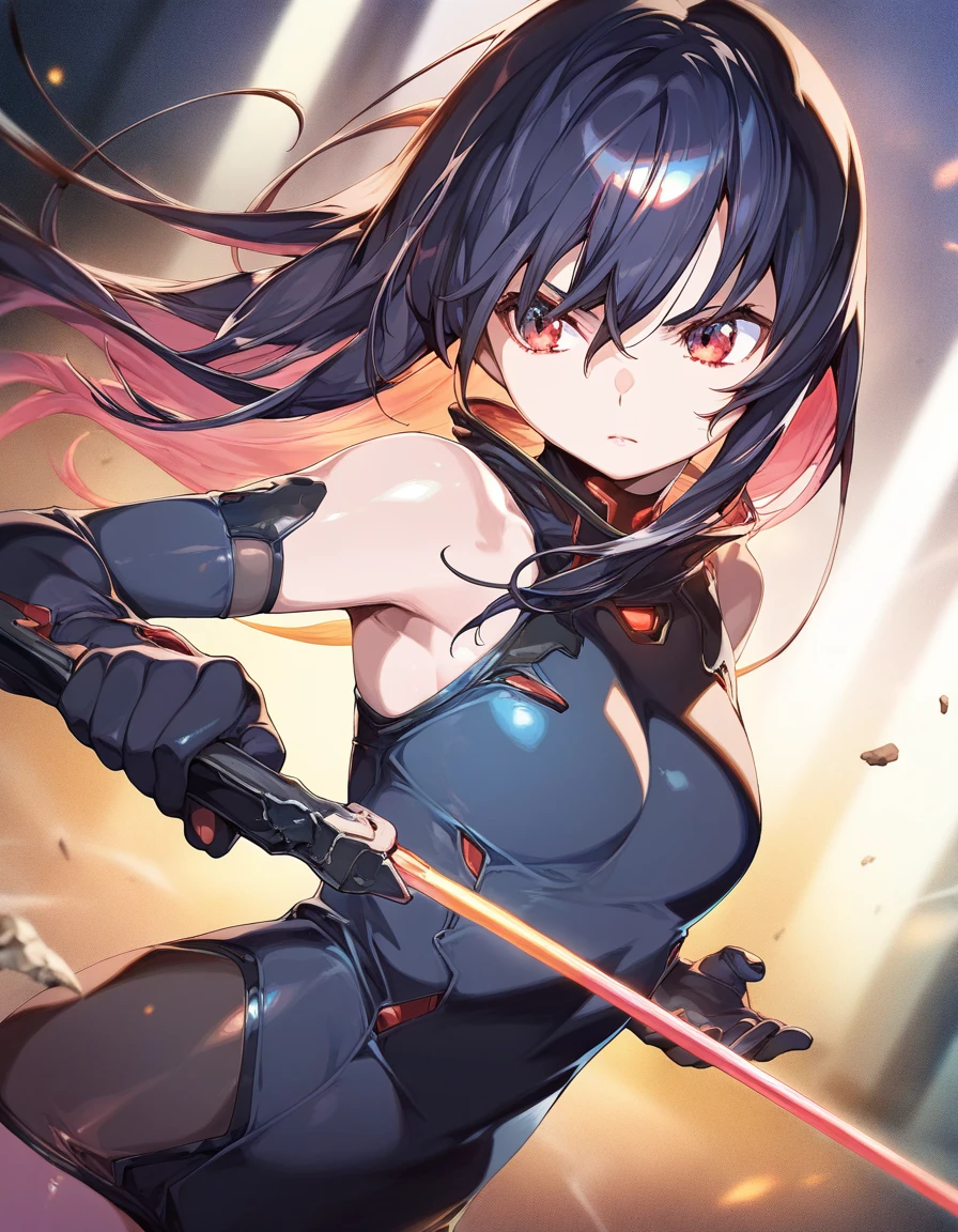 Hyperrealistic version of a woman kneeling down with a sword in her hand, very beautiful cyberpunk samurai, anime cyberpunk art, cyberpunk samurai, cyberpunk anime art, anime cyberpunk, cgsociety 9, digital cyberpunk anime art, style of maciej kuciara.1girl, samurai armor, helmet oni evil mask,intricate, ornaments detailed, cold colors, metal, egypician detail, highly intricate details, realistic light, trending on cgsociety, glowing eyes, facing camera, neon details, ultra realistic details, portrait full body, japanese atmosphere, global illumination, shadows, octane render, 8k, ultra sharp.cool lolita.