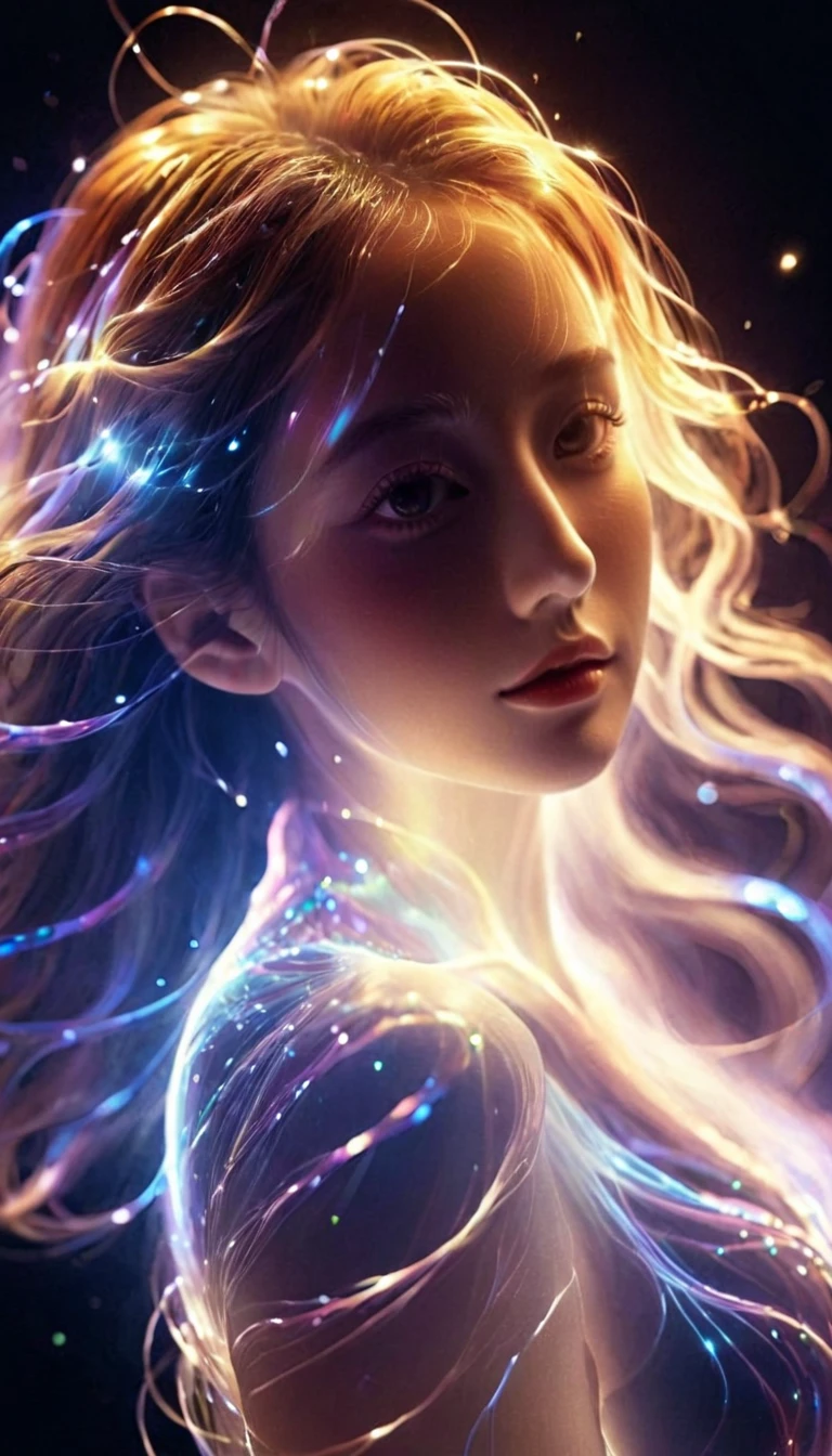 The thought is so powerful that it comes to life, manifesting as a vibrant and evocative image. on the canvas, we see a human mind, Their synapses shining like stars in the night. Thoughts flow through the mind like rivers of light, converging on a single focal point. That focal point is the thought that is seen in the image.. It's a thought of hope, of possibility, transformation. It is a thought that has the power to inspire, motivate and change the world. Hashtags: #ThoughtVisualized #CanvasWhite #SinapsisBrillantes #RiversOfLight #PuntoFocal #ThoughtHope #PossibilityThought #TransformationThought #PowerInspiring #Motivating Power #PowerofChange