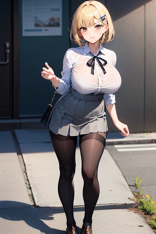 (masterpiece:1.3), (High resolution:1.1), Detailed beautiful face, Detailed beautiful, (huge breasts, gigantic breasts:1.4, girl in black dress posing in front of a garden, small curvy loli, thicc, (sfw) safe for work, realistic shaded perfect body, commission for high res, trending on cgstation, heavy detailed, a hyperrealistic schoolgirl, perfectly shaded body, [ 4 k digital art ]!!, seductive. highly detailed, seductive anime girl