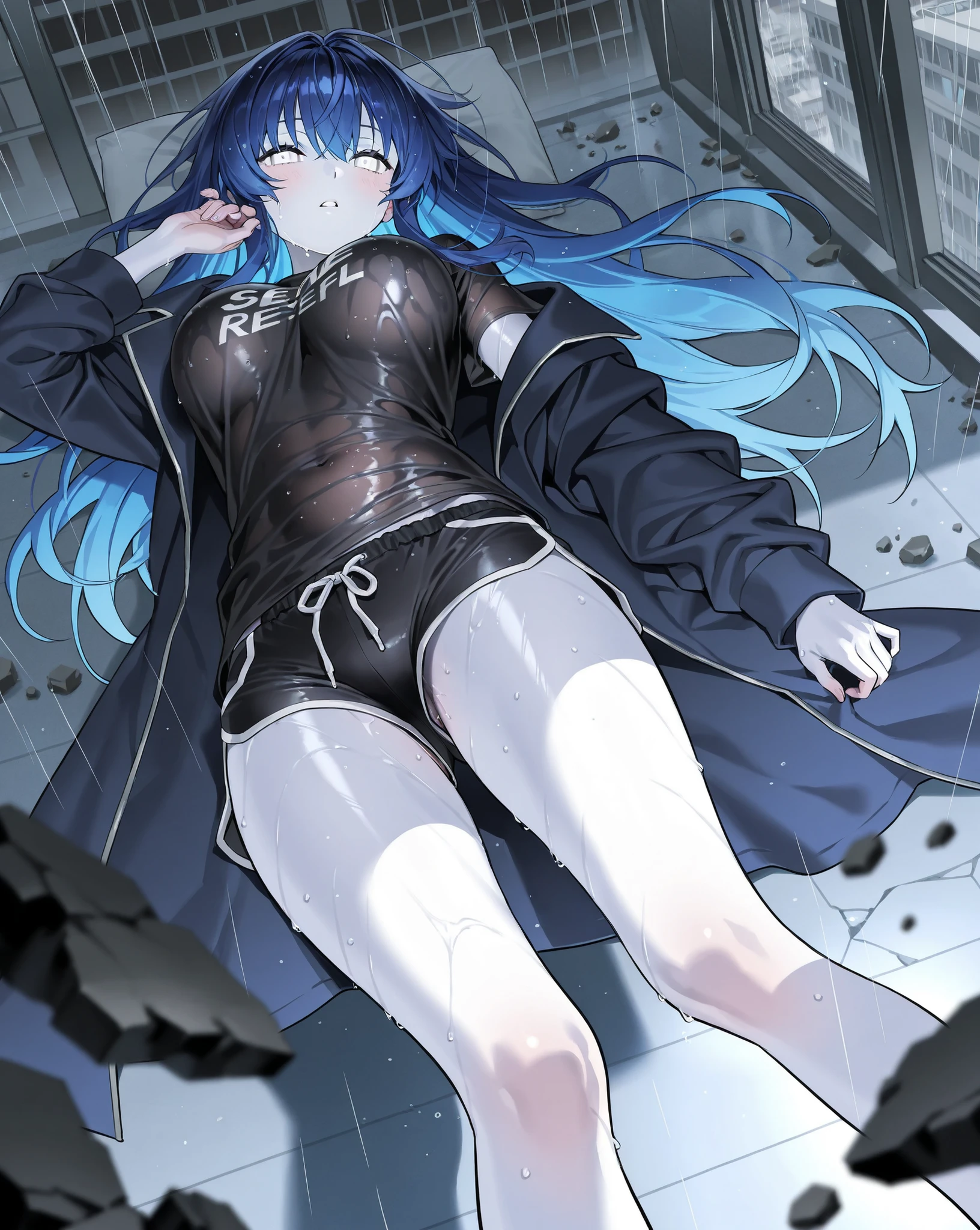 A girl is trapped in a locker and attacked by tentacles that penetrate various holes in her body.