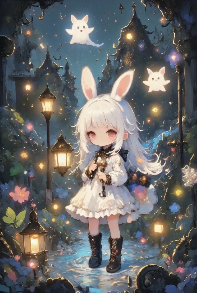 LoRAtest with white rabbit