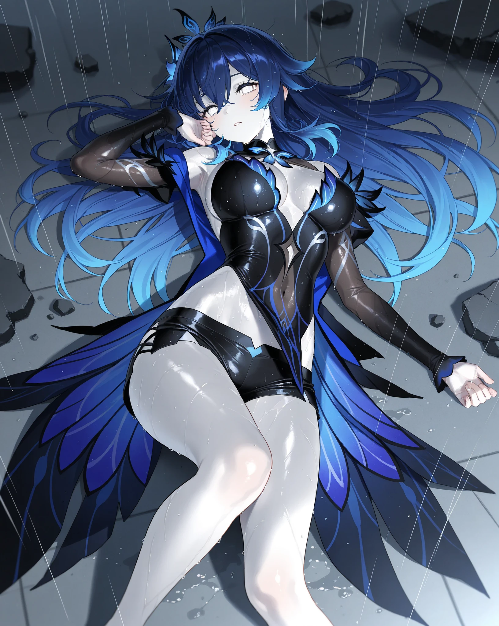 succubus　full body suits　seductiv　Sit up