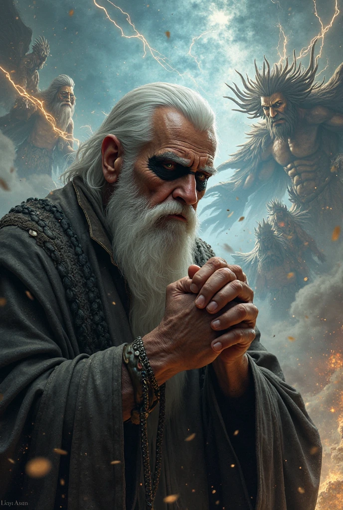 a closeup of a man with a beard and a ring on his finger, norse god, Viking and Templar aesthetics, russian shaman, bloody runes, The dark ages are coming, por Nikola Avramov, a fantasy proto-slavic mythology, Lt. Ludwik Konarzewski Jr., Corporal Hristofor Žefarović