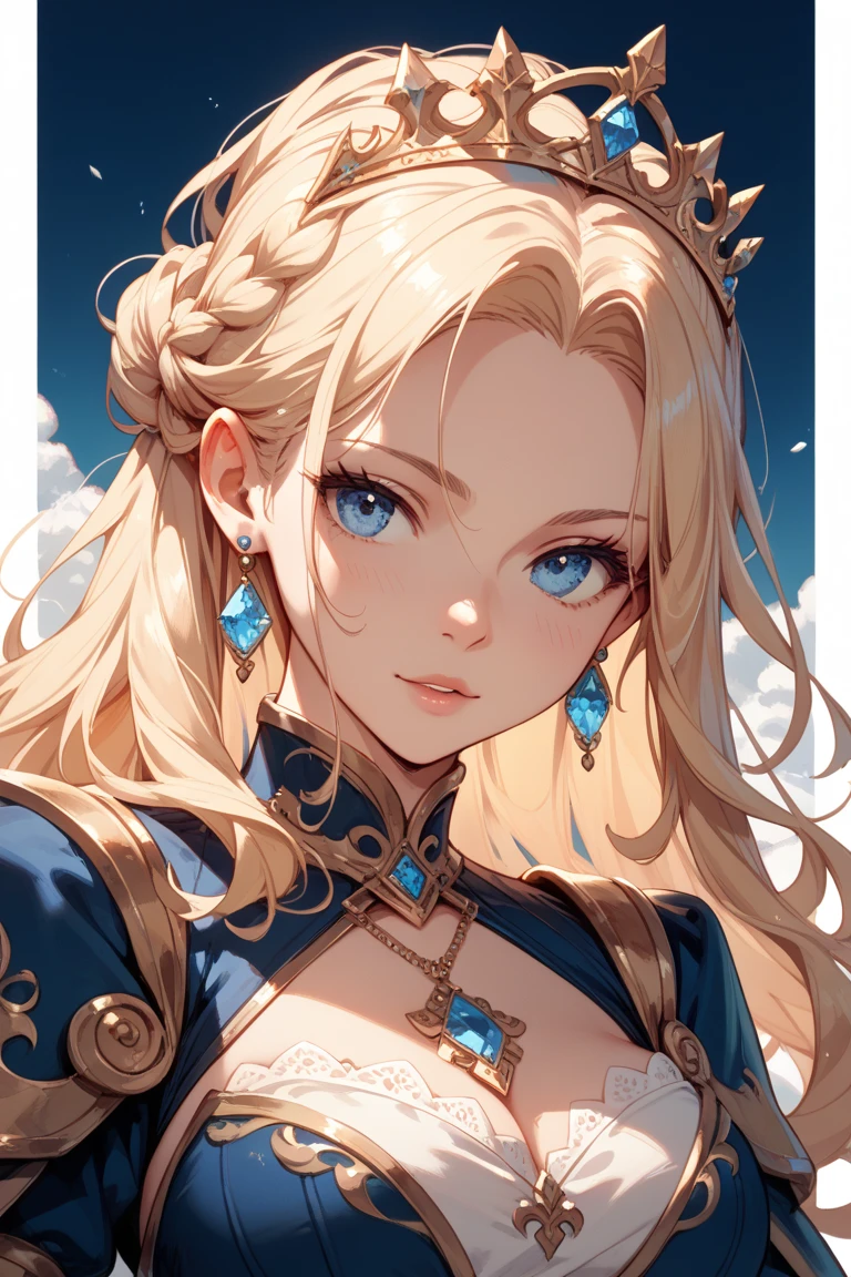 (masterpiece,highest quality,highest quality,Official Art,Beauty and aesthetics:1.2),(One girl),(Warrior Queen Armor,fur cape,Bejeweled crown:1.2),Hall々And