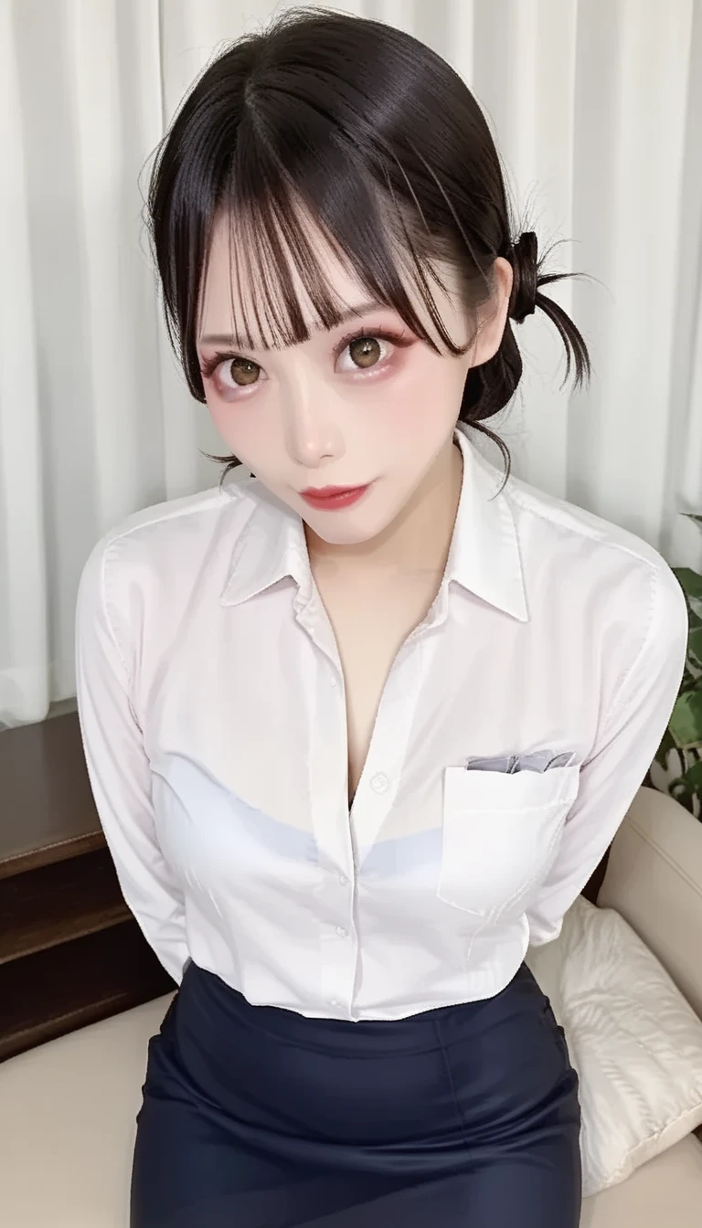 (((33-year-old female teacher、Wearing a white shirt and suit)))、Araphedo image of a woman with long hair , 3 d anime realistic, photorealistic anime girl render, 8K portrait rendering, realistic anime 3 d style, Smooth Anime CG Art, Realistic Anime Women, Realistic、(((A MILF,Sexy Teacher、Eromama , Beautiful wife, ))), photorealistic anime, beautiful realistic face, Hyper realistic anime, Stunning anime face portrait, Realistic beautiful face、(cuddling handjob:1.2),(1girl in),(1boy),(:1.2),Beautiful face, Colossal tits,(White Cam Drip, cum overflow:1.2),Sweaty skin, (DVR, TV Girls、Video on the monitor) , Blushing, (ultra-detailliert),