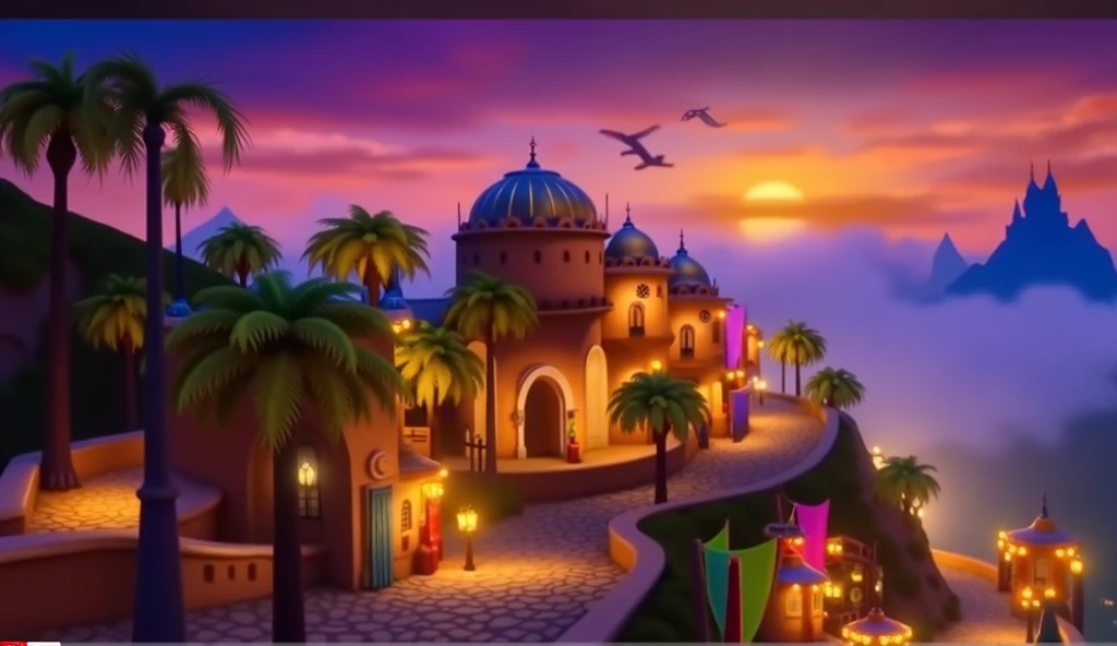 Make a book cover for suitable for kids
- blue and white small mosque with a small palm tree and some designs. Mosque in the road . In the middle muslim kids.
- in the road include muslim shops
- put some lanterns
- include sky with moon and stars in day time
- make picture very colorful
- make picture cartoon style