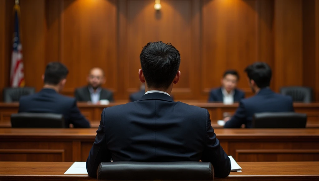 there are people sitting at the table in the court