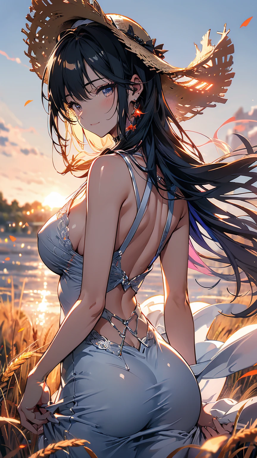 Highest quality, masterpiece, Ultra-high resolution, (Realistic:1.4), RAW Photos, Love Hotel Vulgar tattoos smile devil She wants penis dorsal position 下品なdevil Put your ass in front of the camera She's shaking her big ass and begging