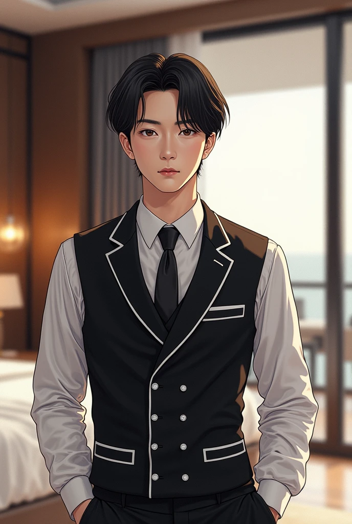 Cai Xukun suspenders