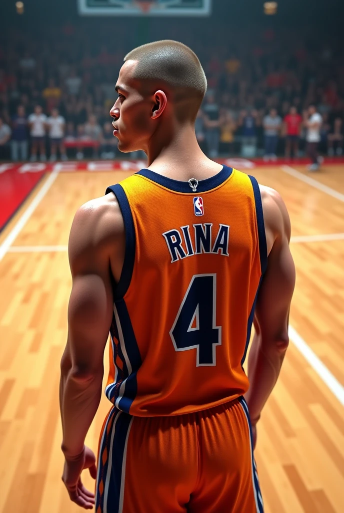 Navy blue basketball jersey with the name BRAZUCAS under the number 13
