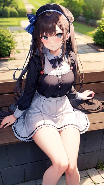 (大人のwoman:1.3)、exact number of fingers、Exact number of legs、Exact number of arms、bangs, ponytail, brown hair, (blush:1), (womanはメイド服を着て床に立っている:1), ((白と黒のSnazzyメイド服, Ribbon at collar:1.4)), woman, (Snazzy white side-tie satin panties:1.3), (white lace bra), Thighhighs, garter belt, skirt lift, (shirt lift:0.93), (show off bra:0.94), (show off panties:1.2), realistic、 beautiful big breasts, slender body, (flip the skirt yourself:1.4), highest quality, High resolution, highly detailed face, perfect lighting, Very detailed CG, (perfect hands, perfect anatomy), embarrassed expression, The mansion's study, whole body