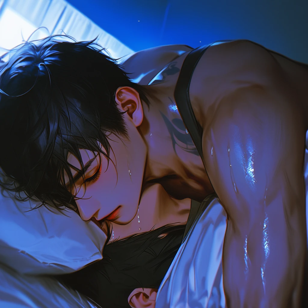 male、Beautiful Boy、solo、Large、Slender、sex appeal、fever、Pleasure、orgasm、Sexual、convulsions in the body、impact、Sweet stimulation、I can't stand the stimulation、pain、Sexualなdiscipline、discipline、Being bullied、Panting、Peel your eyes、tears、Open your mouth、Saliva、heart、Fascinating、Weakness、Bare Skin、naked、male性器、Disturbed、fatigue、Sweat、Breathtaking、On the bed、Rope restraint、Handcuffs、Hands tied with ropes、Captive、Bondage、Both arms are tied
