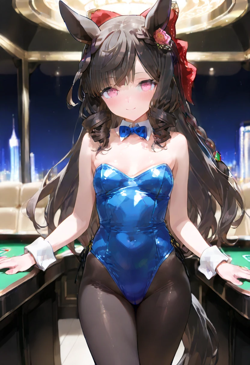 score_9, score_8_up, score_7_up, masterpiece, best quality, absurdres, 8k wallpaper, source_anime, uncensored, anime artwork, anime style, anime coloring, studio anime, megami magazine,
(masterpiece,8k wallpaper, best quality),(best illumination, best shadow, an extremely delicate and beautiful),
a girl with light purple low twintails and green eyes,small breast, Eyes closed and mouth wide open, Playboy bunny style, casino, roulette, masterpiece, detailed description, official art, illustration,