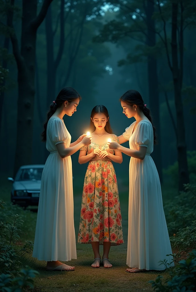 a 40 year old pregnant woman crying with 3 small children in front of a grave,detailed face and body,extremely detailed eyes and face,longeyelashes,beautiful skin,sad expression,holding children,mourning,cemetery,gravestones,cloudy sky,gloomy atmosphere,somber mood,dramatic lighting,muted colors,realistic,photorealistic,photo-realistic:1.37,(best quality,4k,8k,highres,masterpiece:1.2),ultra-detailed,HDR,UHD,studio lighting,ultra-fine painting,sharp focus,physically-based rendering,extreme detail description,professional,vivid colors,bokeh